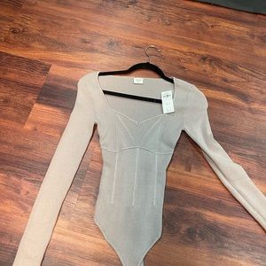 Abercrombie Knit Bodysuit NWT